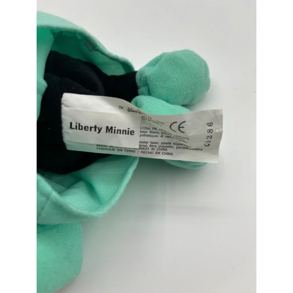 Disney Minnie Mouse Statue of Liberty Bean‎ Bag Plush Toy